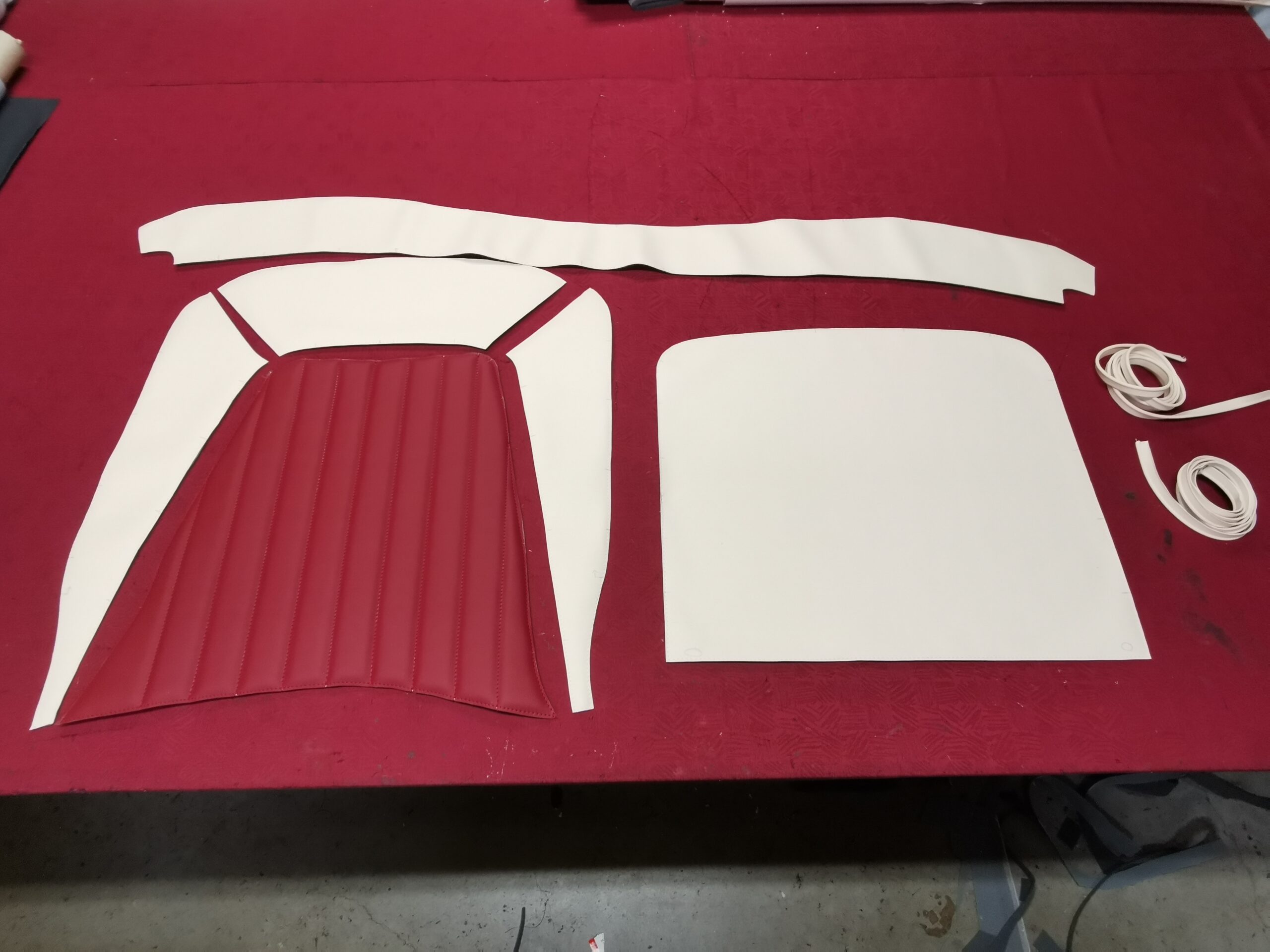 werkproces oldtimer interieur